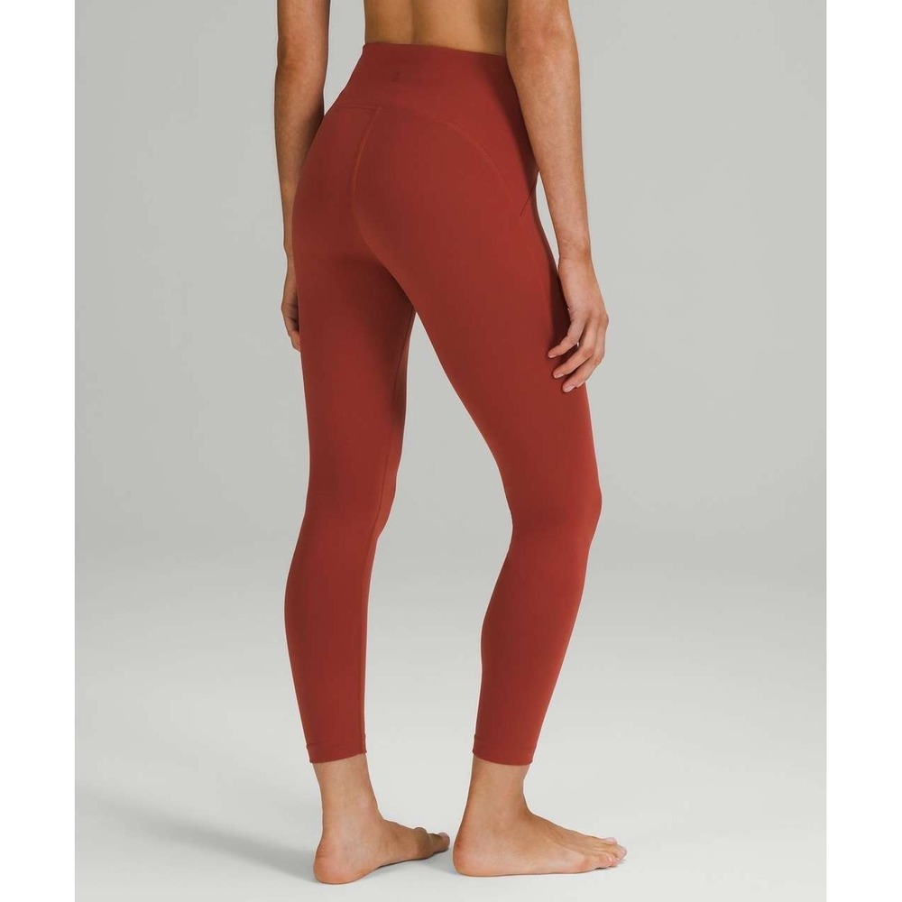Lululemon Instill Tights Women's 6 Cayenne High-Rise Wicking 25" Activewear Yoga